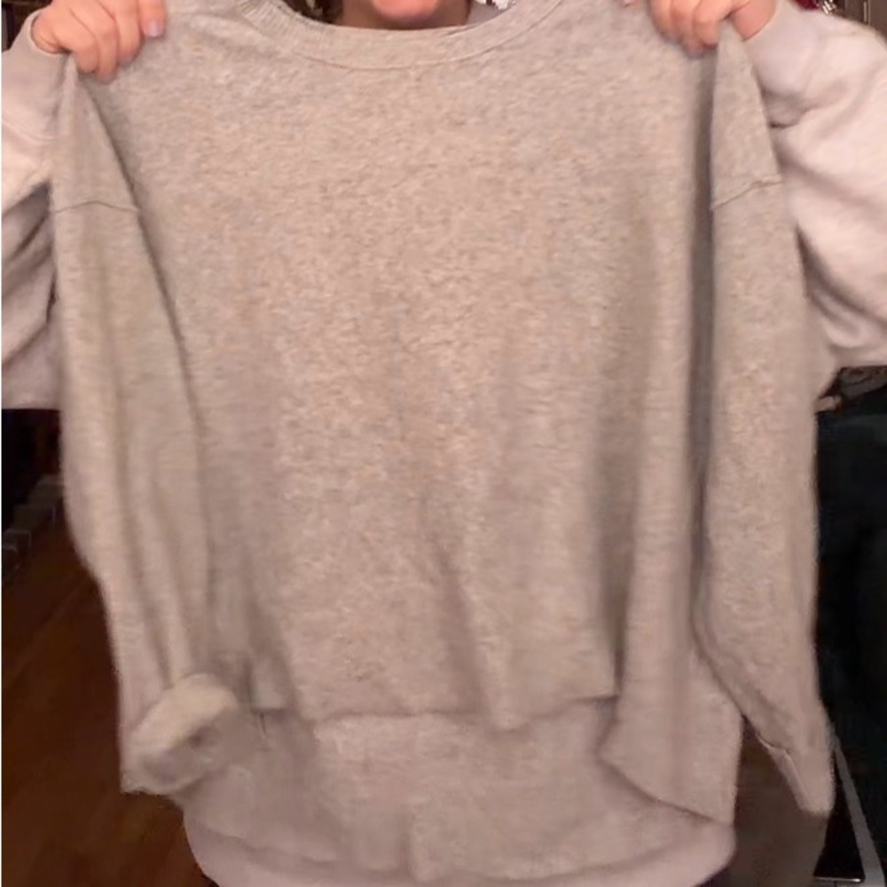 Free people grey sweater